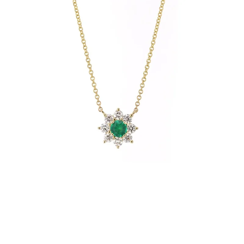 Sparkle For Less – Shop Our Limited-Time Jewelry Deals 18" Emerald & Diamond Stationary Pendant Necklace | M10276710 Sparkle For Less – Shop Our Limited-Time Jewelry Deals 18" Emerald & Diamond Stationary Pendant Necklace | M10276710