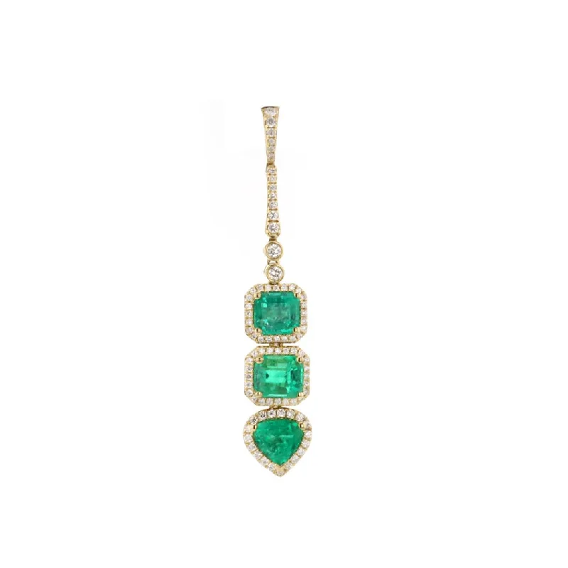 Elegant Jewelry At Unbeatable Offers – Shop Before It's Gone Emerald & Diamond Pendant Elegant Jewelry At Unbeatable Offers – Shop Before It's Gone Emerald & Diamond Pendant