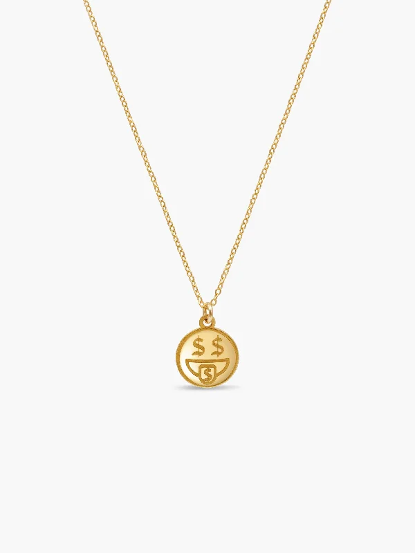 Handcrafted Jewelry Sale – Unique Designs At Low Prices Emoji Necklace - Money