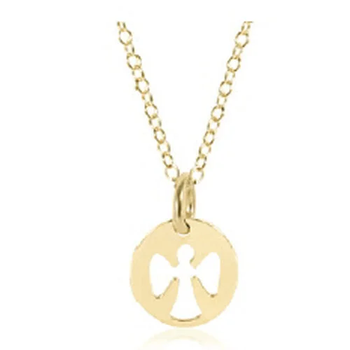 Big Discounts On Elegant Jewelry Collections enewton egirl 14" Necklace Gold - Guardian Angel Small Gold Disc Big Discounts On Elegant Jewelry Collections enewton egirl 14" Necklace Gold - Guardian Angel Small Gold Disc