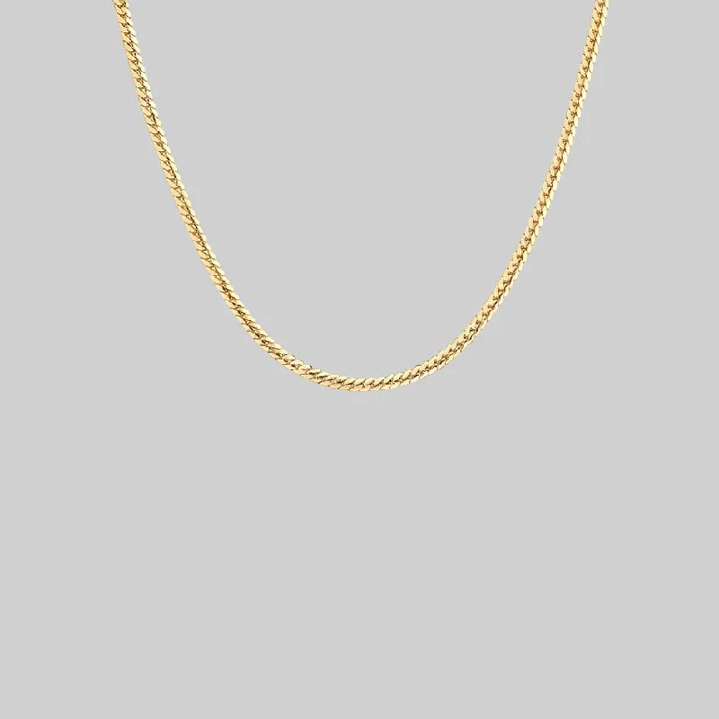 Gorgeous Jewelry, Limited-Time Savings Fine Snake Chain Collar - Gold