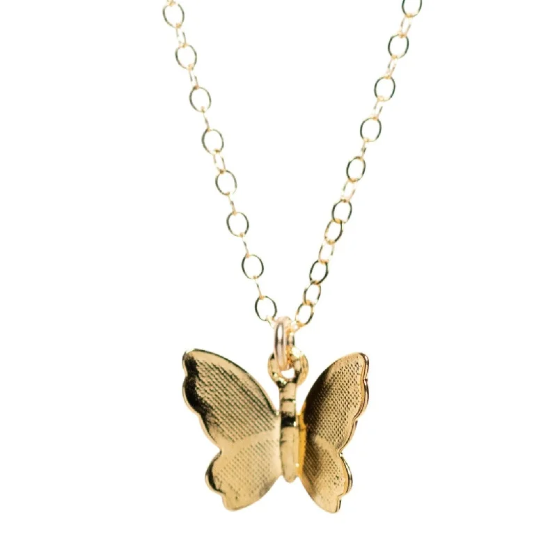 Huge Savings On Premium Jewelry Styles Flutter Necklace in Gold