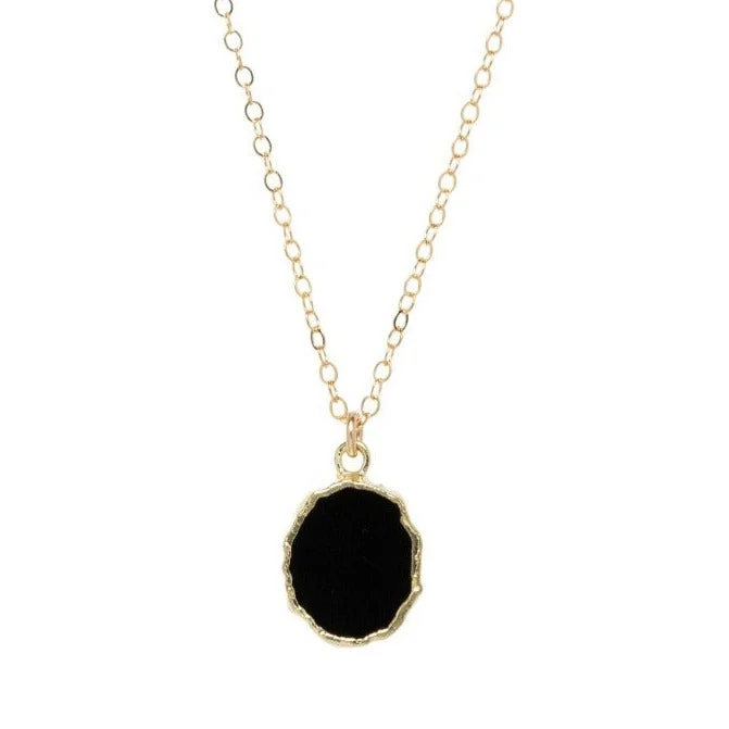 Fashion-Forward Jewelry At Incredible Prices Gina Freeform Necklace in Onyx