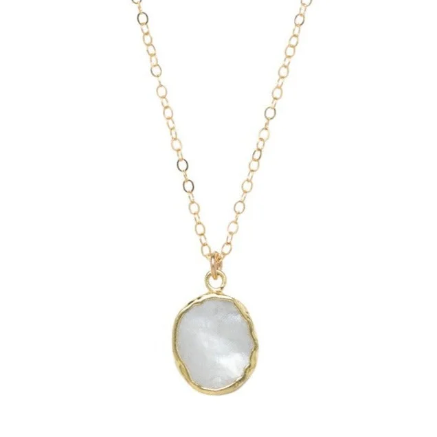 Exclusive Jewelry Sale – Shine For Less Gina Freeform Necklace in Moonstone