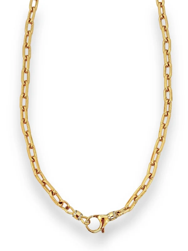 High-End Sparkle, Low-End Prices – Shop Now Large Paperclip Chain