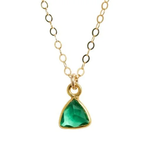 Best-Selling Jewelry Now Available At Special Deals Green Onyx Trillion Necklace