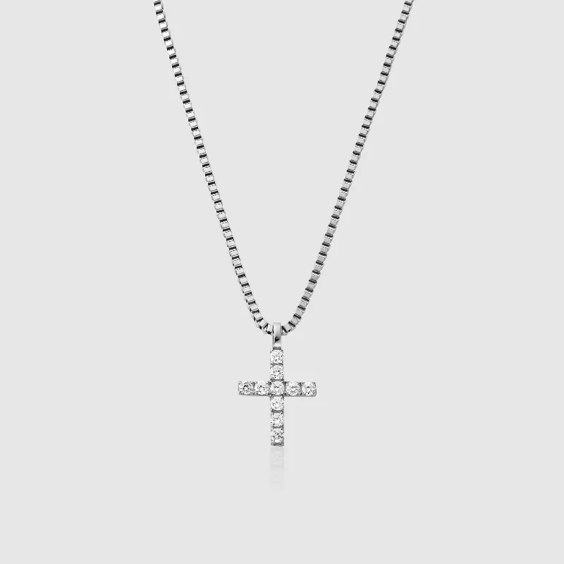 Unmissable Jewelry Clearance – Final Reductions Iced Cross (Silver)