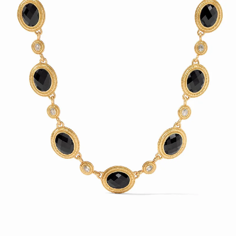 Dainty Floral Jewelry For Feminine Elegance Julie Vos Tudor Stone Necklace