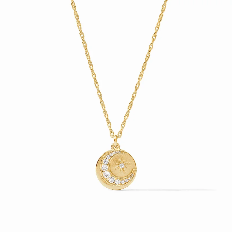 Dainty Floral Jewelry For Feminine Elegance Luna Delicate Charm Necklace