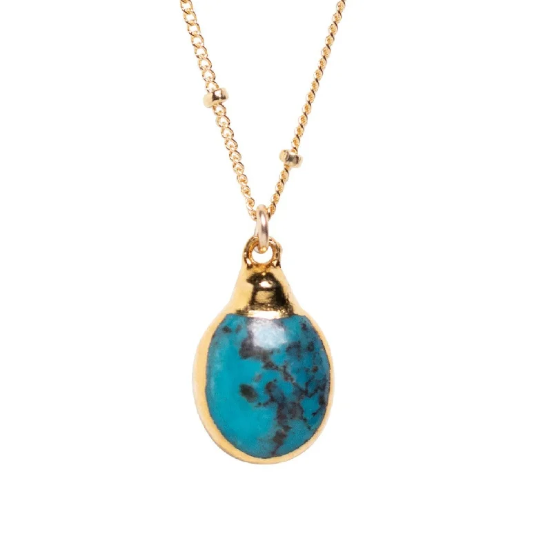 Luxury Jewelry Clearance – Shop Premium Styles Now LUX Turquoise Oval Necklace