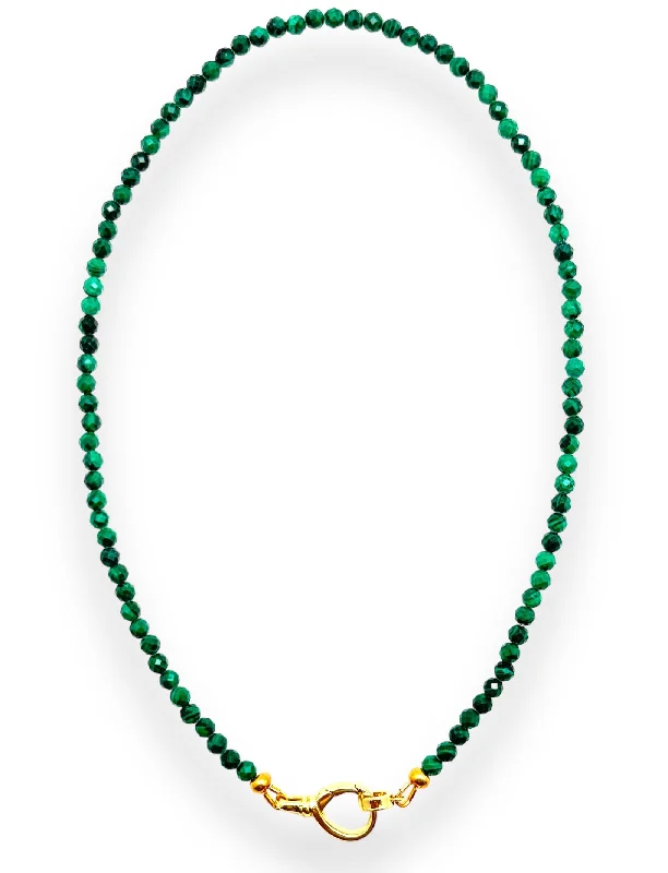 Timeless Jewelry, Timeless Savings – Don't Wait Malachite Beaded Necklace