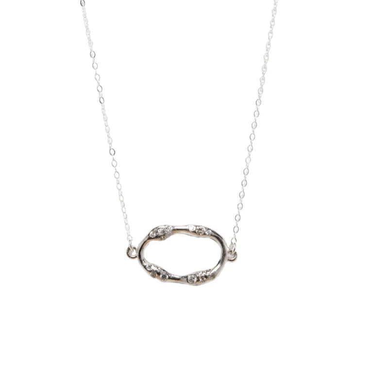 Final Call For Exquisite Jewelry At Reduced Rates Marise CZ Necklace in Silver