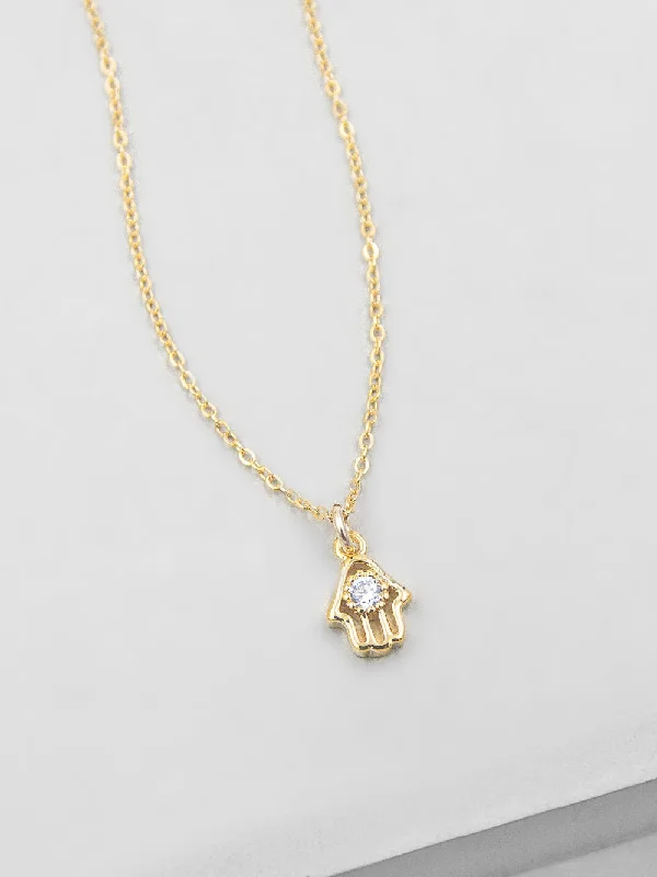 Sparkle In Style With Our Best Jewelry Deals Mini Hamsa Necklace