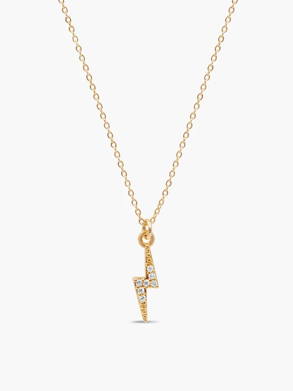 Exclusive Jewelry Sale – Shine For Less Mini Lightning Bolt Necklace