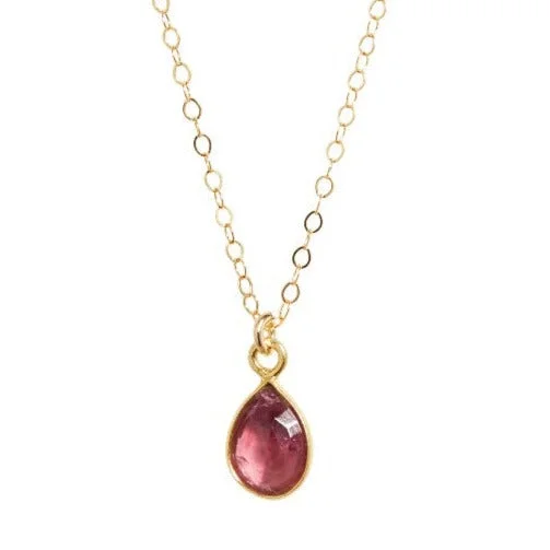 Bestselling Jewelry Now On Sale – Elevate Your Look Mini Pink Tourmaline Necklace