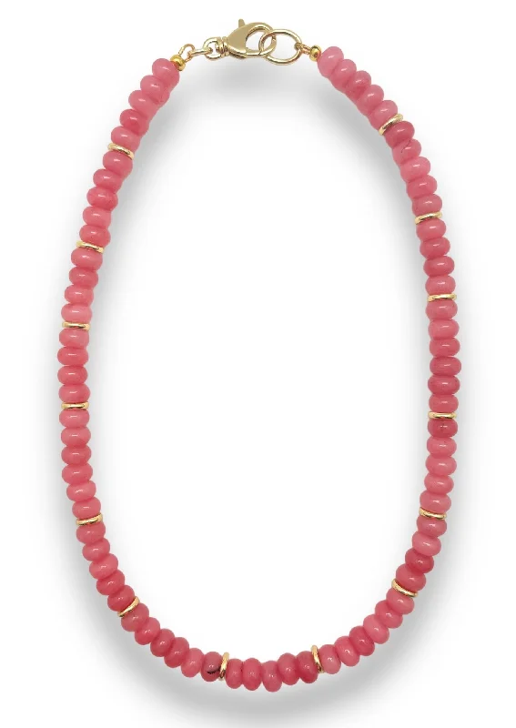 The Biggest Jewelry Sale Of The Year Is Here Pink Jade Beaded Necklace