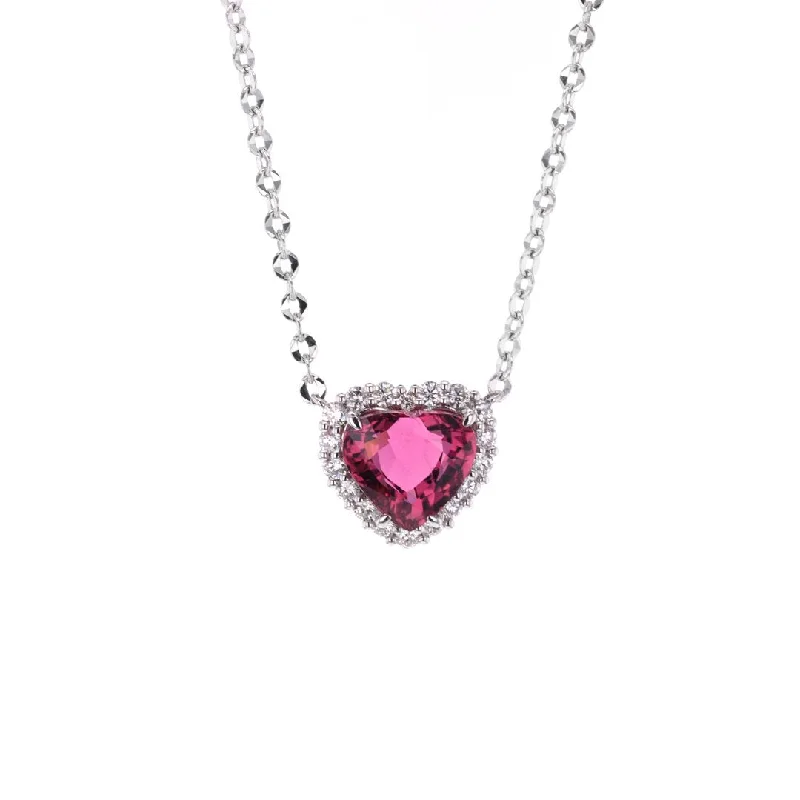 Handcrafted Jewelry Sale – Unique Designs At Low Prices Pink Tourmaline & Diamond Heart Pendant Necklace Handcrafted Jewelry Sale – Unique Designs At Low Prices Pink Tourmaline & Diamond Heart Pendant Necklace