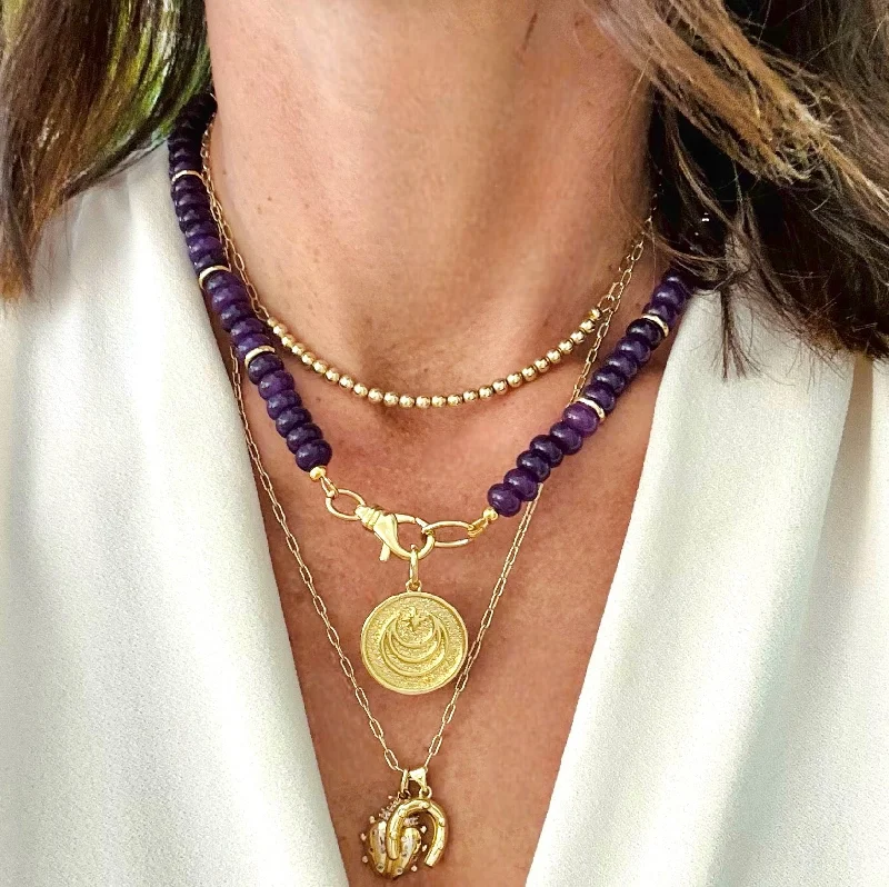 Exclusive Jewelry Sale Event – Shop Now Purple Jade Beaded Necklace