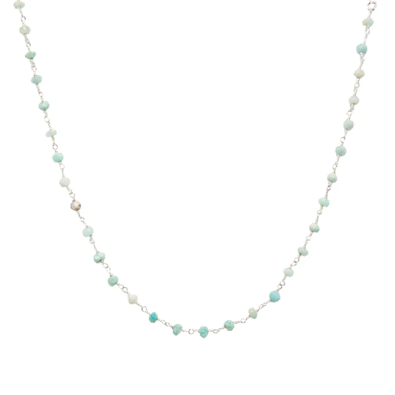 Shop Handcrafted Jewelry At Special Promotional Rates Silver Amazonite Choker