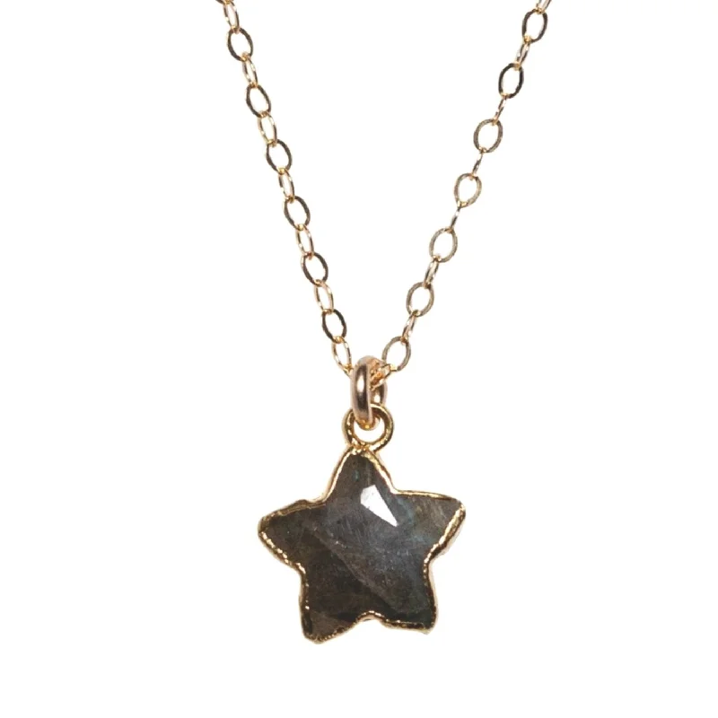 Shop Dazzling Jewelry With Special Promotional Discounts Star Necklace in Labradorite