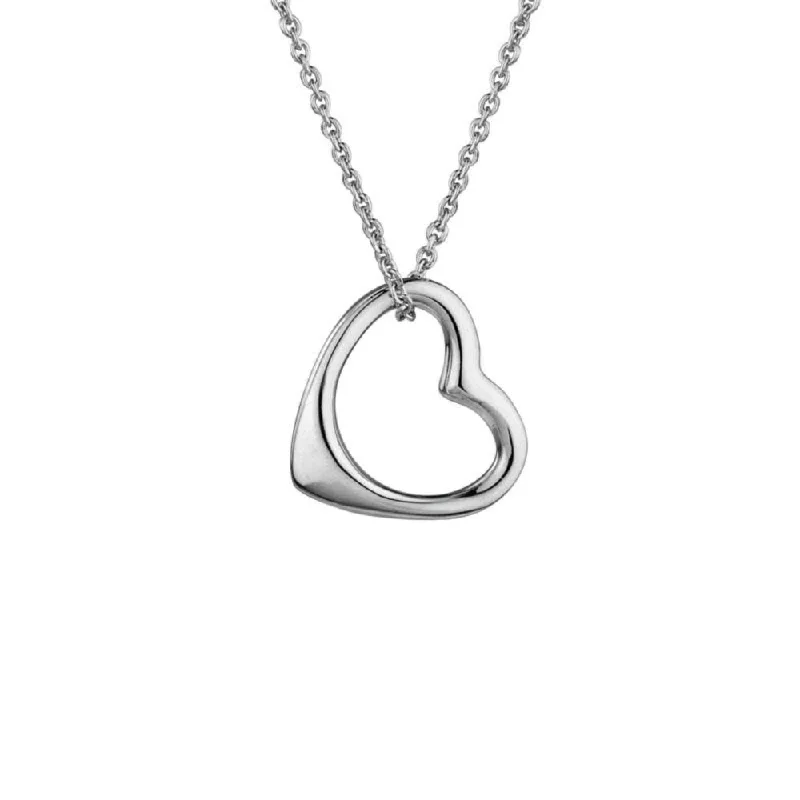 Huge Savings On Timeless Jewelry Collections Sterling Silver Open Heart Pendant Necklace Huge Savings On Timeless Jewelry Collections Sterling Silver Open Heart Pendant Necklace