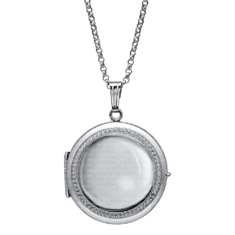 Dazzle In Elegance With Our Biggest Jewelry Sale Sterling Silver Round 4 Picture Locket 20" Dazzle In Elegance With Our Biggest Jewelry Sale Sterling Silver Round 4 Picture Locket 20"