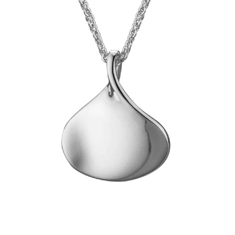 Shop Stylish Jewelry Now And Save Big Sterling Silver Shiny Scoop Pendant Necklace