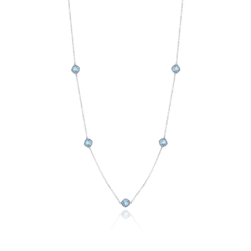 Luxury Jewelry At Unbeatable Discounts Tacori 5-Station Gemstone Necklace