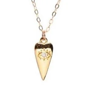 Unique Jewelry Designs Now At Discounted Rates Whitney Heart Necklace in Gold