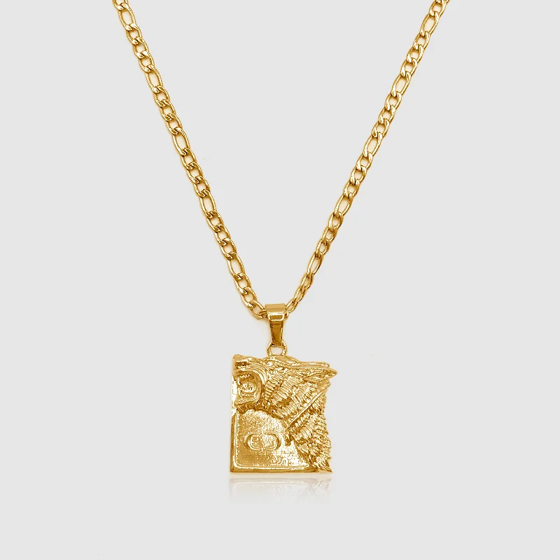 Buy More, Save More On Stunning Jewelry Pieces Wolf Pendant (Gold)