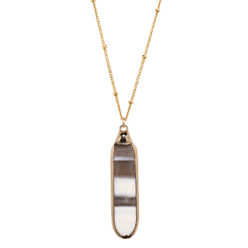 Get The Best Deals On Timeless Jewelry Pieces Zebra Jasper Necklace