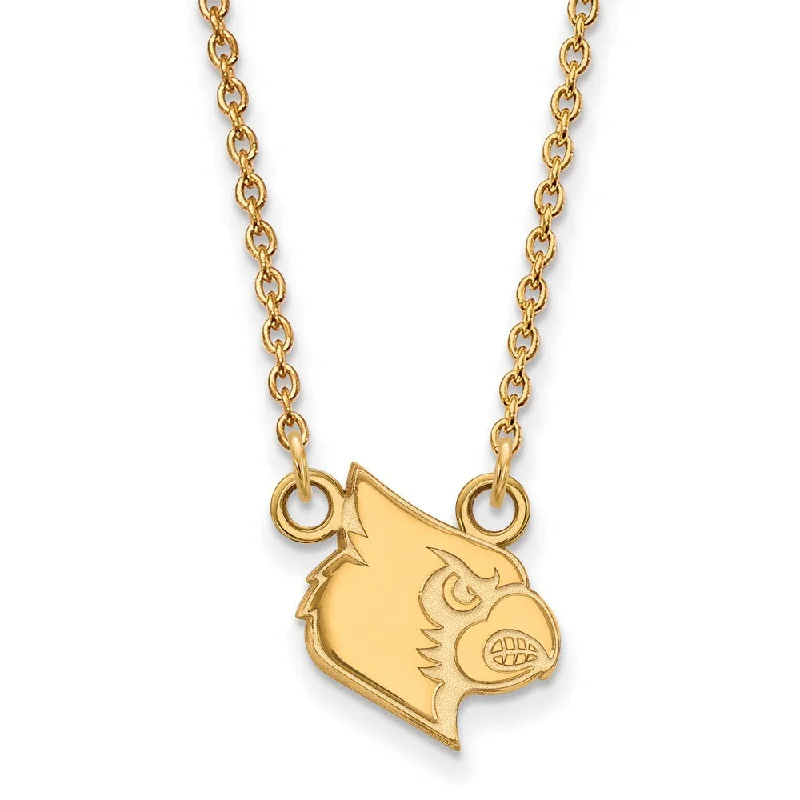 The Perfect Jewelry Piece At The Perfect Price 10k Yellow Gold U of Louisville Small Pendant Necklace