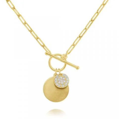 Exclusive Jewelry Markdowns – Limited-Time Offer KC DESIGNS DIAMOND & GOLD TOGGLE LOCKET & PAVE DISC