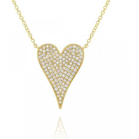 Grab Exquisite Jewelry At The Lowest Prices KC DESIGNS PAVE  DIAMOND & GOLD LARGE HEART