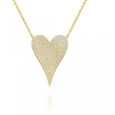 Make Your Outfit Shine With Discounted Jewelry Copy of KC DESIGNS PAVE  DIAMOND & GOLD SMALL HEART