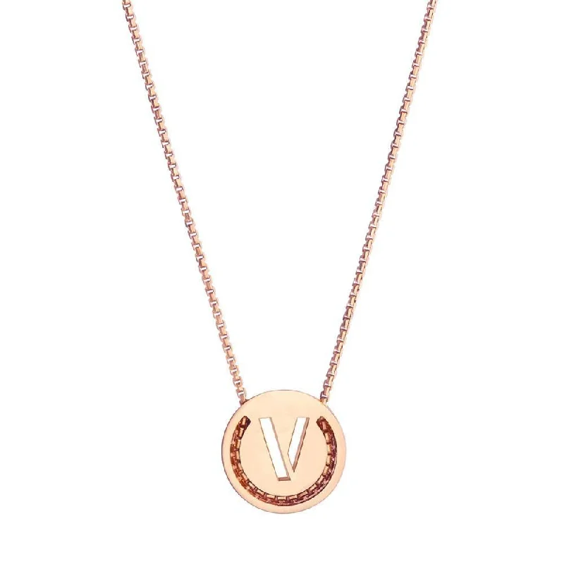 The Perfect Jewelry Piece At The Perfect Discount ABC's - V 18K Gold Plated Necklace