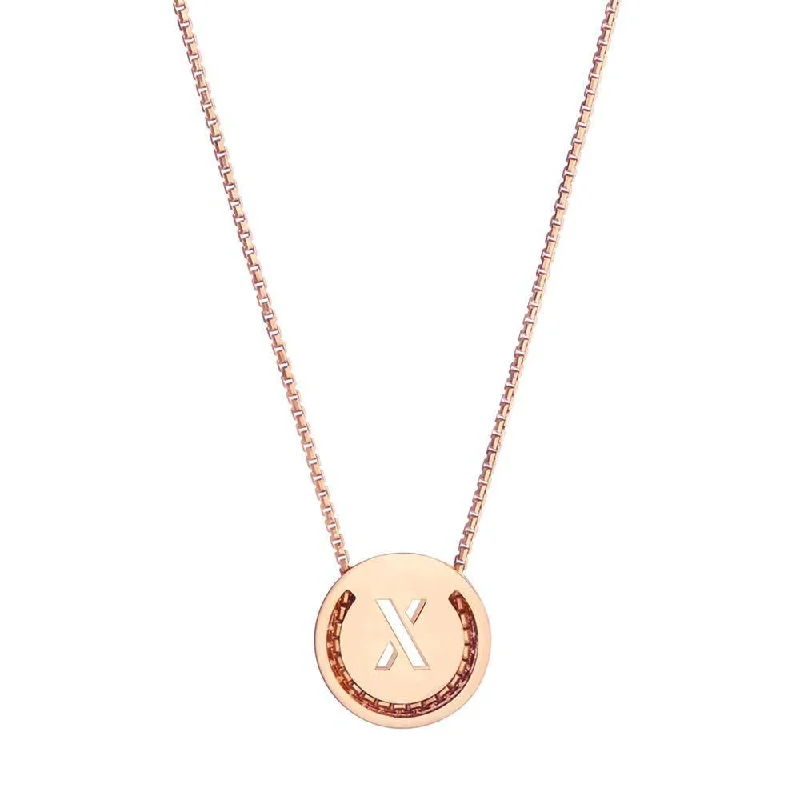 High-End Jewelry, Now More Affordable Than Ever ABC's - X 18K Gold Plated Necklace