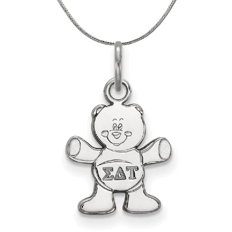 Flash Sale On Stunning Jewelry – Don't Miss Out Sterling Silver Sigma Delta Tau XS (Tiny) Pendant Necklace