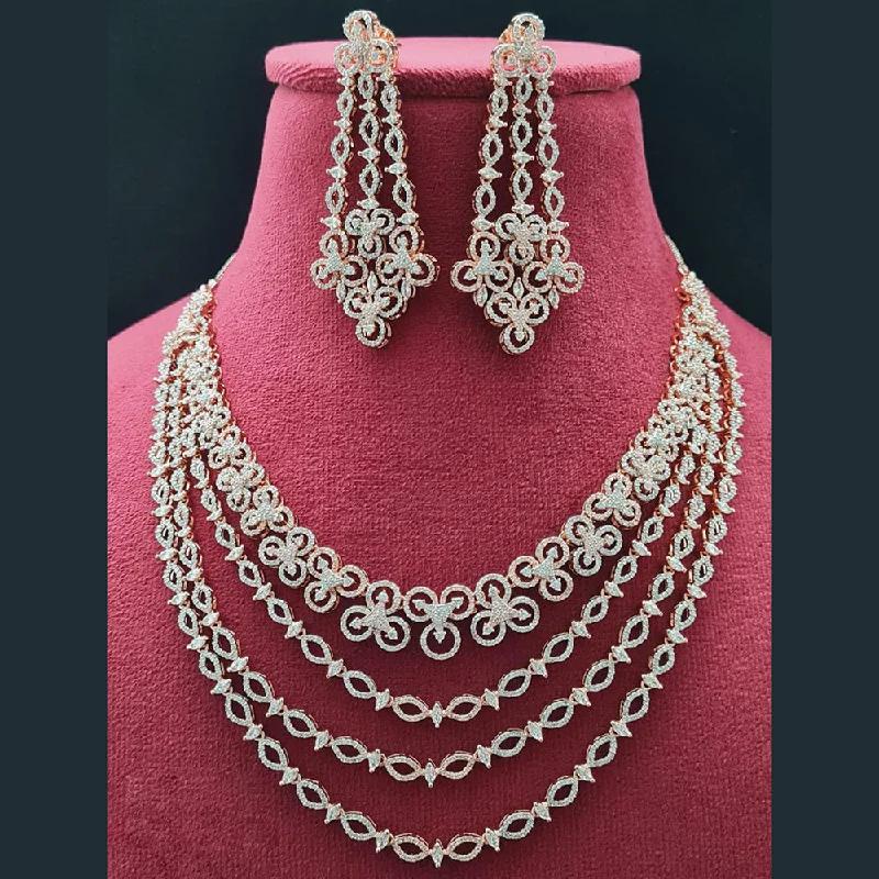 Special Jewelry Deals – Upgrade Your Collection Vivah Creations American Diamond Necklace Set