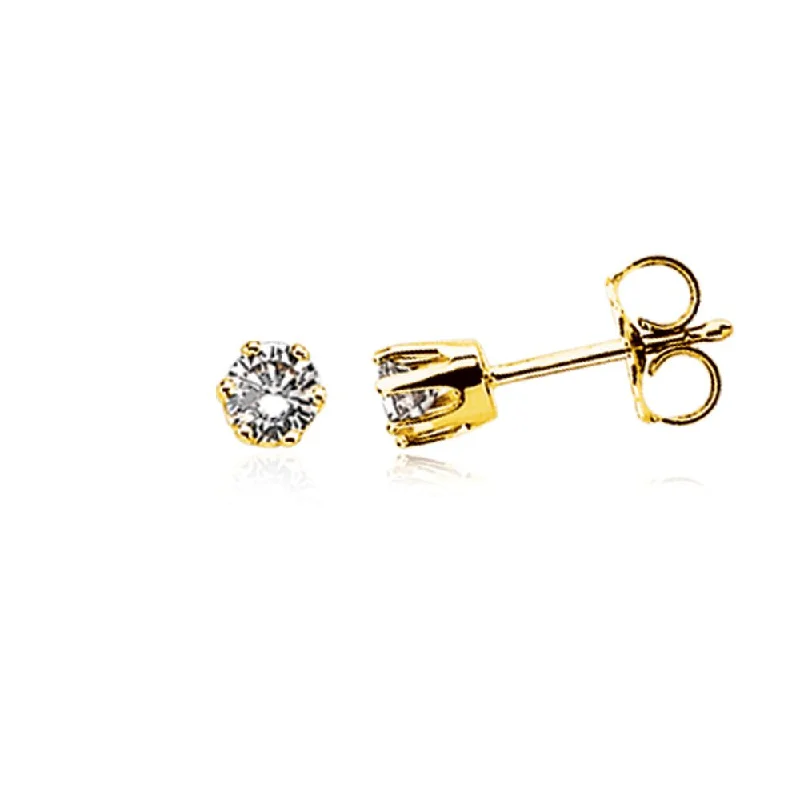 Everyday Jewelry Essentials Now On Sale 1/3 Carat Diamond Stud Earrings - 14k Yellow Gold Everyday Jewelry Essentials Now On Sale 1/3 Carat Diamond Stud Earrings - 14k Yellow Gold