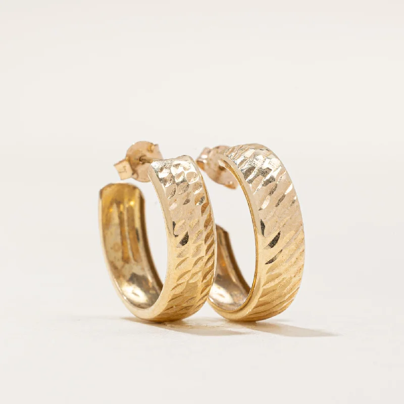 Timeless Jewelry Styles At Wallet-Friendly Prices 10k Yellow Gold Hoop Earrings