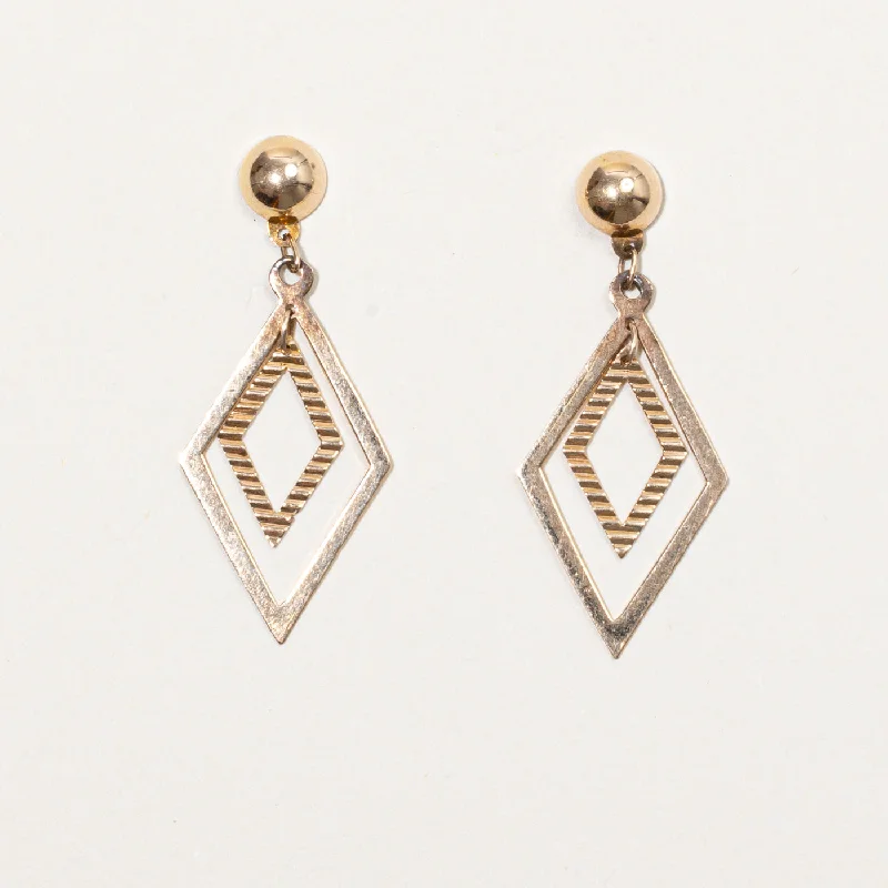 Big Savings On Your Favorite Jewelry Pieces 12k Yellow Gold Drop Earrings