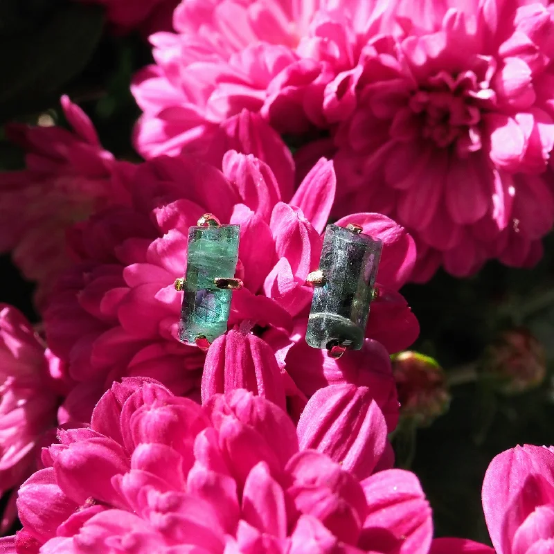 Limited-Time Jewelry Sale – Don't Miss Out On Dazzling Discounts 14k Blue Tourmaline Studs