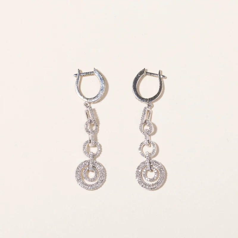 Affordable Elegance – Special Jewelry Sale Now Live 14k White Gold Drop Style Diamond Earring | 0.30ctw Affordable Elegance – Special Jewelry Sale Now Live 14k White Gold Drop Style Diamond Earring | 0.30ctw