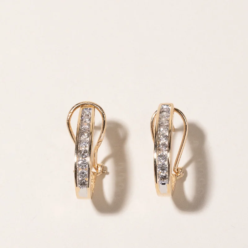 High-Quality Jewelry At A Fraction Of The Cost 14K Yellow Gold Diamond Huggie Earrings | 0.77ctw High-Quality Jewelry At A Fraction Of The Cost 14K Yellow Gold Diamond Huggie Earrings | 0.77ctw