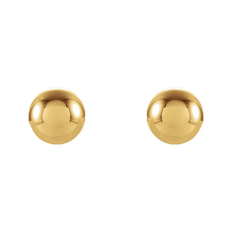 Get The Sparkle You Love At Prices You Adore 14K Yellow Gold Hollow Ball Screw Back Stud Earrings, 3mm to 6mm Get The Sparkle You Love At Prices You Adore 14K Yellow Gold Hollow Ball Screw Back Stud Earrings, 3mm to 6mm