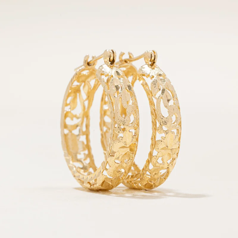 Jewelry Clearance Event – Stock Up Before It's Over 14k Yellow Gold Hoop Earrings