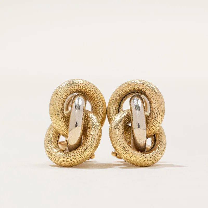 Shine Bright With Our Special Jewelry Promotions 14k Yellow Gold Knot Earrings