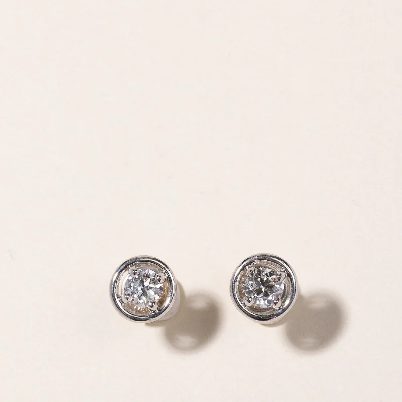 Huge Savings On Timeless Jewelry Collections 18k White Gold Old European Cut Diamond Earring | 0.62ctw VS1/VS2 I/J | Huge Savings On Timeless Jewelry Collections 18k White Gold Old European Cut Diamond Earring | 0.62ctw VS1/VS2 I/J |