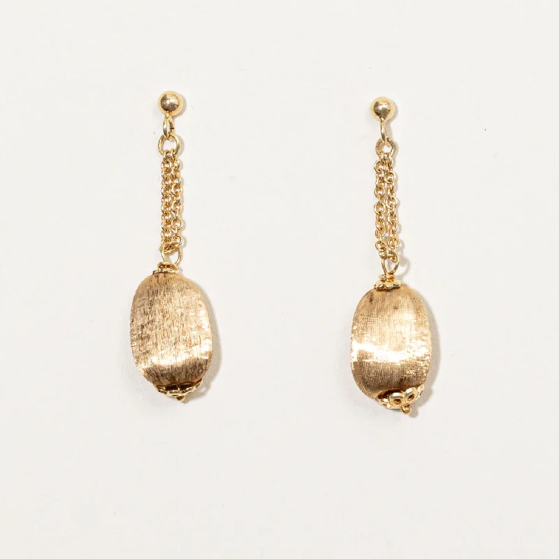 Final Call – Shop Exquisite Jewelry Before It's Gone 18k Yellow Gold Drop Earrings Final Call – Shop Exquisite Jewelry Before It's Gone 18k Yellow Gold Drop Earrings